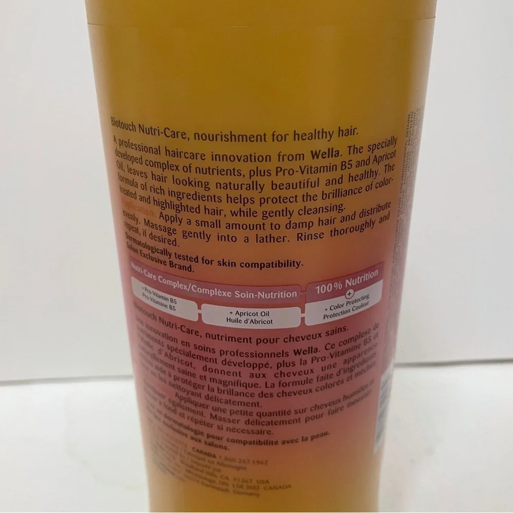 Wella Biotouch Color Nutrition Shampoo 51 OZ HTF